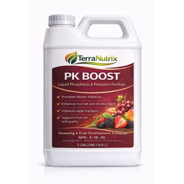 TerraNutrix PK BOOST 3-18-20 High Phosphorus & Potassium Liquid Fertilizer
